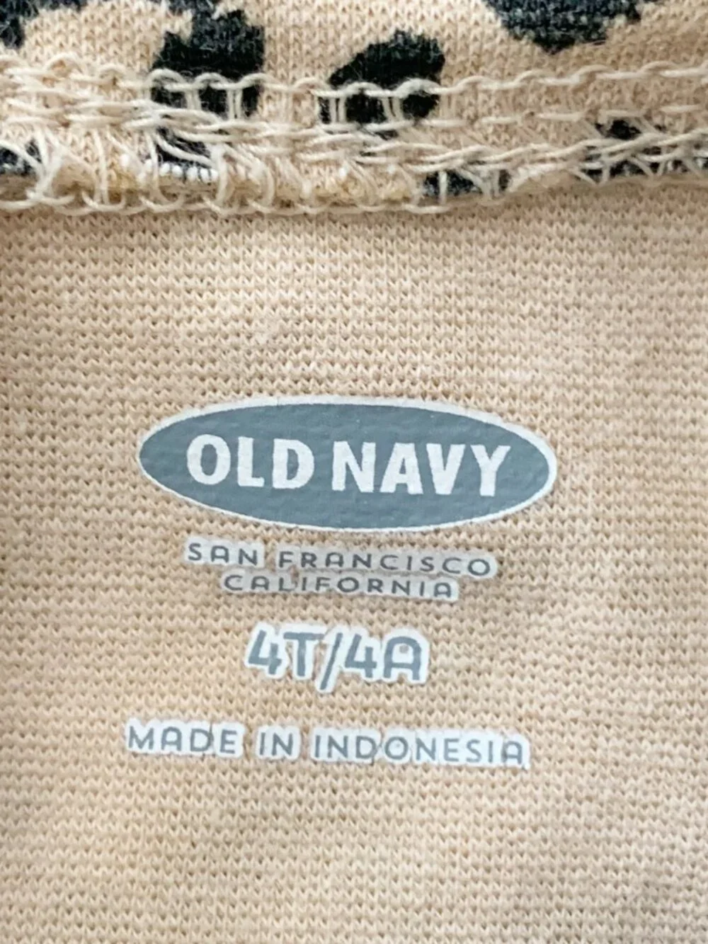 Old Navy Leopard Print Dress • 4T